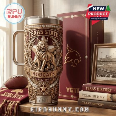 Texas State Bobcats 40oz Tumbler With Handle