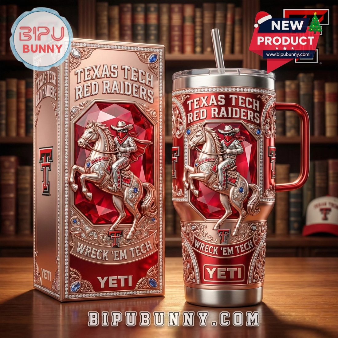 Texas Tech Red Raiders 40oz Tumbler With Handle Texas Tech Red Raiders 40oz Tumbler With Handle