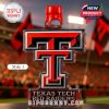 Texas Tech Red Raiders Whiskey Bottle in Style 1, featuring a geometric 
