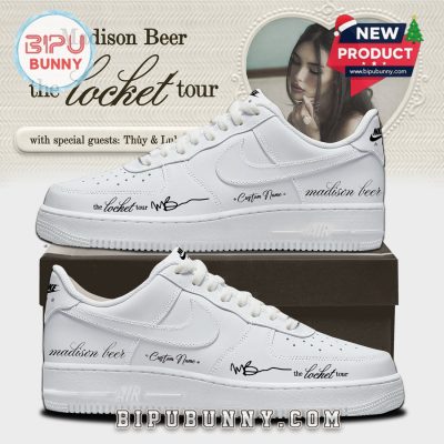 The Locket Tour 2026 Madison Beer Air Force 1 Shoes