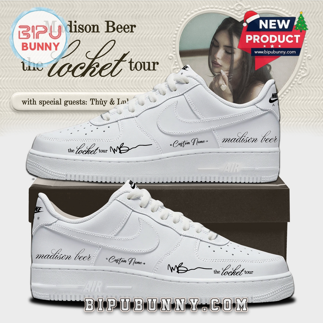 The Locket Tour 2026 Madison Beer Air Force 1 Shoes The Locket Tour 2026 Madison Beer Air Force 1 Shoes