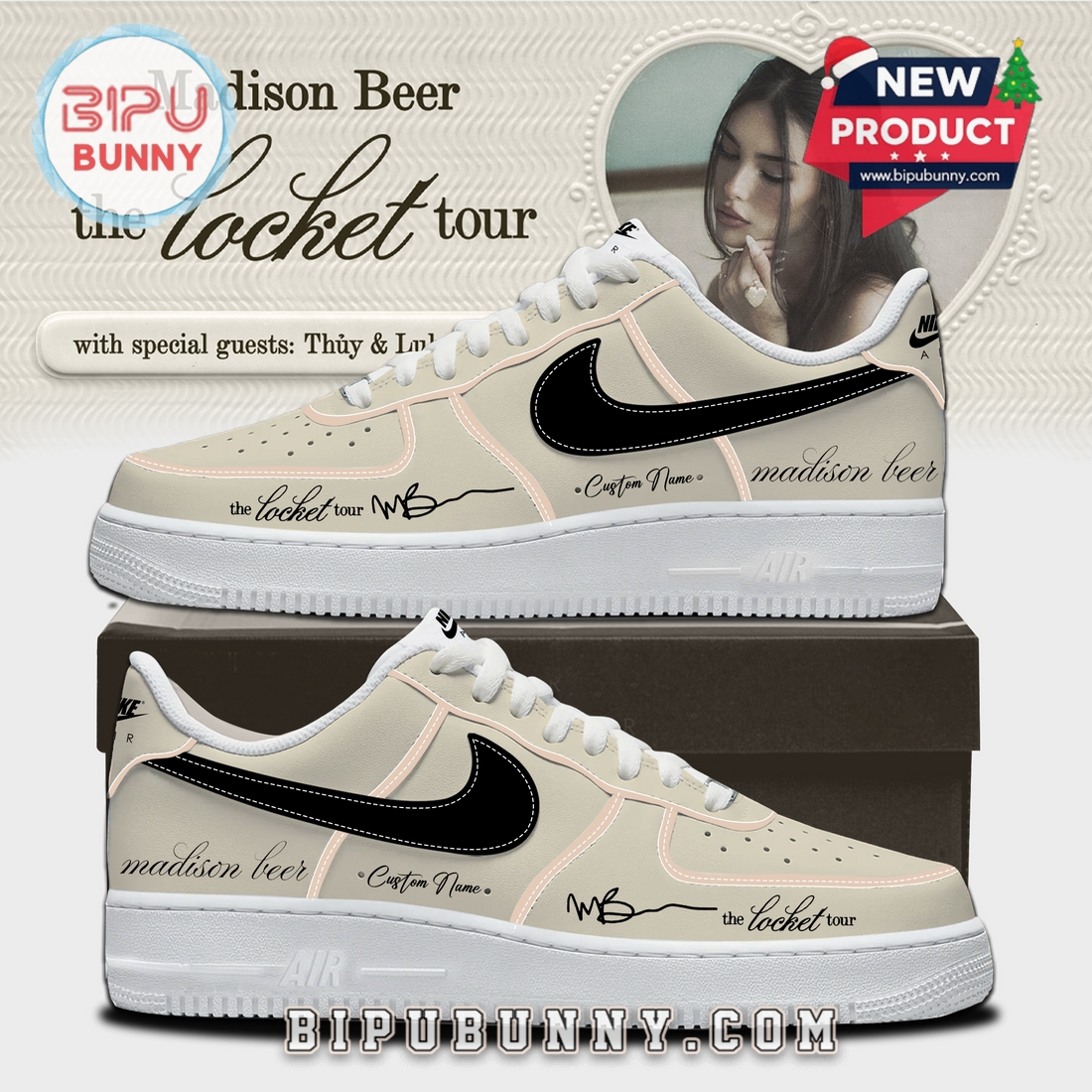 The Locket Tour Madison Beer Nike Air Force 1 Shoes The Locket Tour Madison Beer Nike Air Force 1 Shoes
