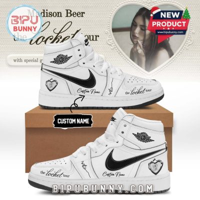 The Locket Tour Madison Beer Premium Air Jordan 1 Sneakers