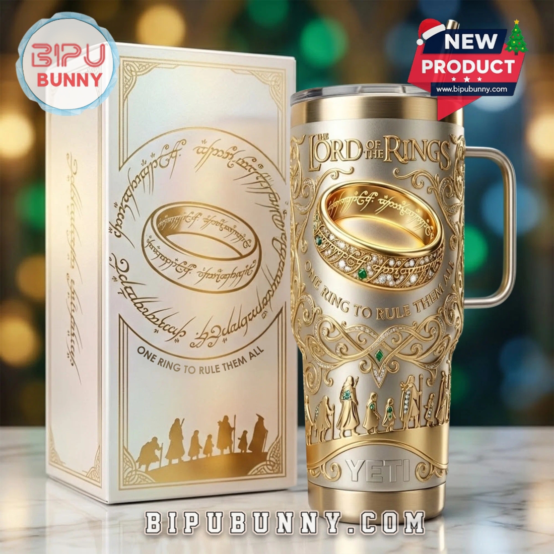 The Lord of the Rings 40oz Tumbler With Handle The Lord of the Rings 40oz Tumbler With Handle