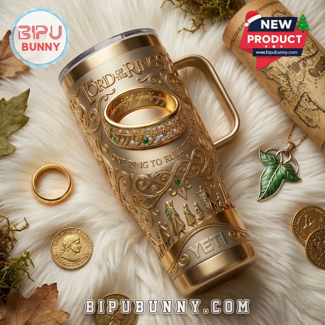 The Lord of the Rings 40oz Tumbler With Handle The Lord of the Rings 40oz Tumbler With Handle