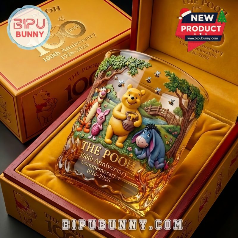 The Pooh 100th Anniversary Commemorative Whiskey Glass