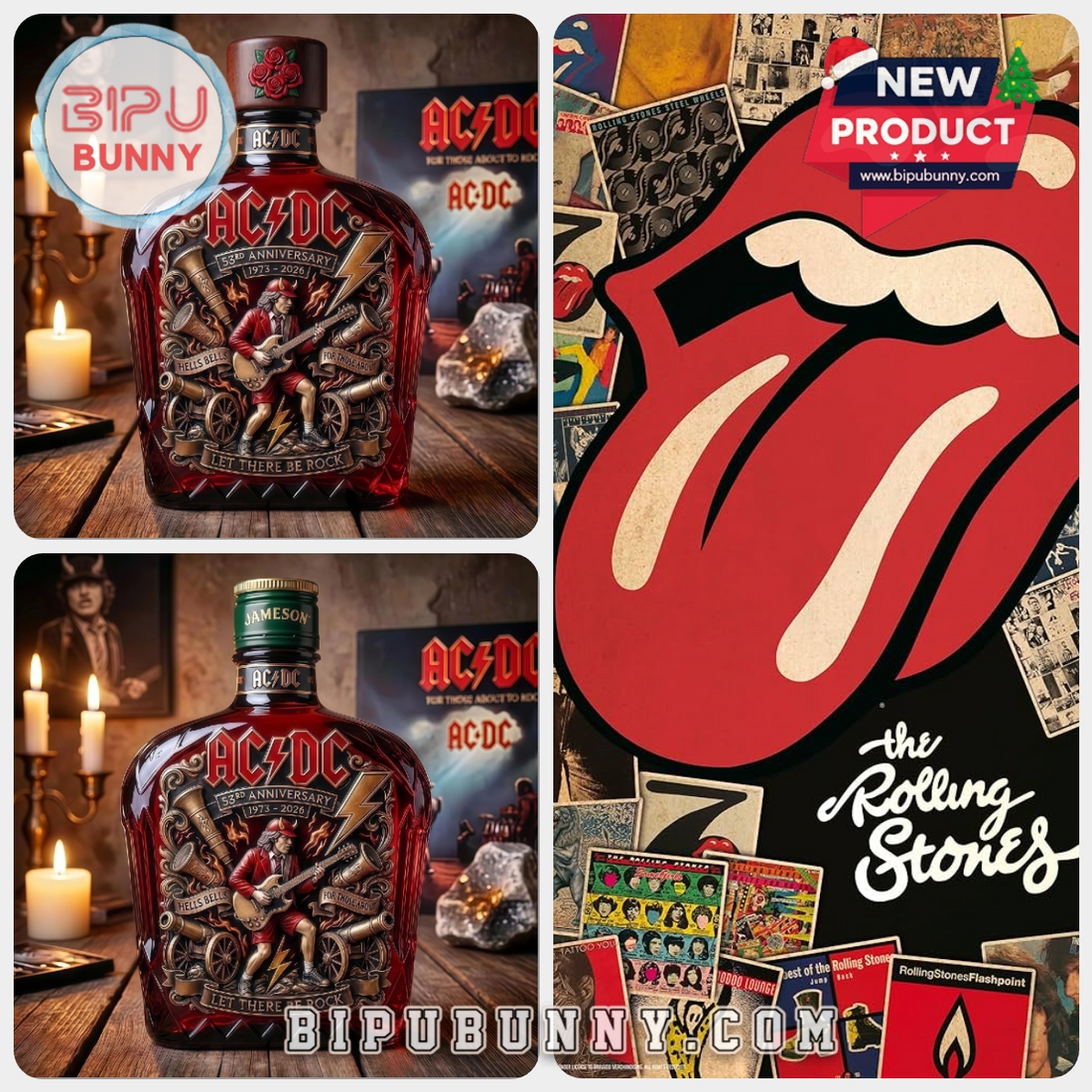 The Rolling Stones 64th Anniversary Whiskey Bottle The Rolling Stones 64th Anniversary Whiskey Bottle