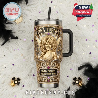 Tina Turner 40oz Tumbler With Handle