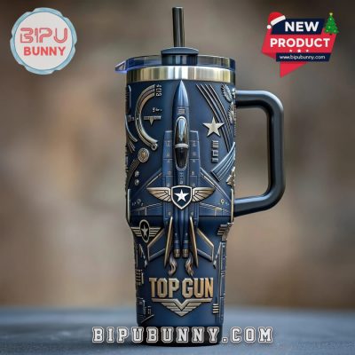 Top Gun 40oz Tumbler With Handle