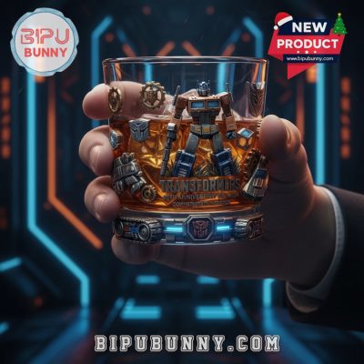 Transformers 40th Anniversary Commemorative Whiskey Glass
