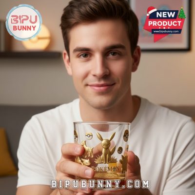 Umbreon Pokemon 30th Anniversary Whiskey Glass