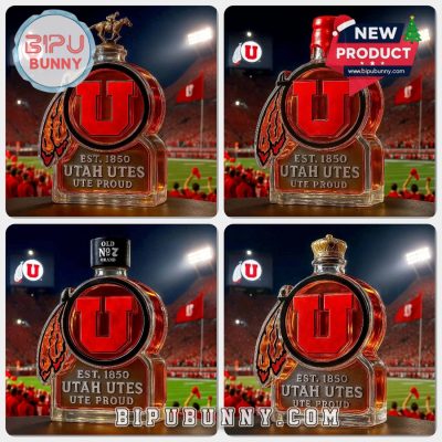 Utah Utes Limited Edition Whiskey Bottle