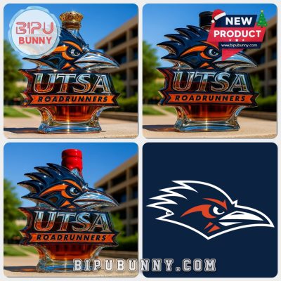 UTSA Roadrunners Whisky Bottle
