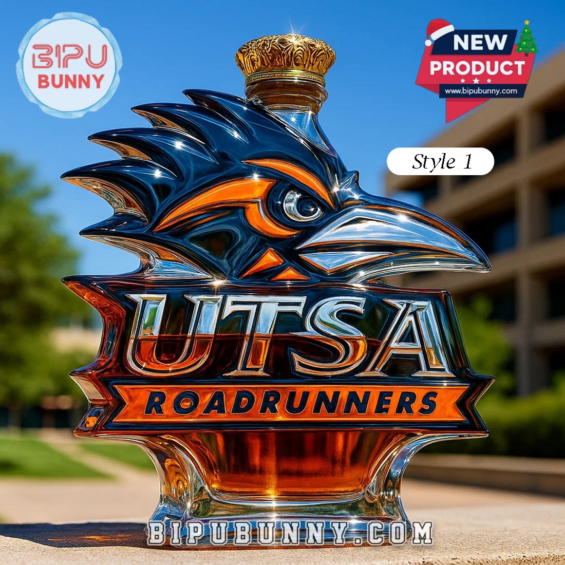 UTSA Roadrunners Whisky Bottle UTSA Roadrunners Whisky Bottle