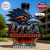 Close-up of the UTSA Roadrunners mascot bottle in Style 2.