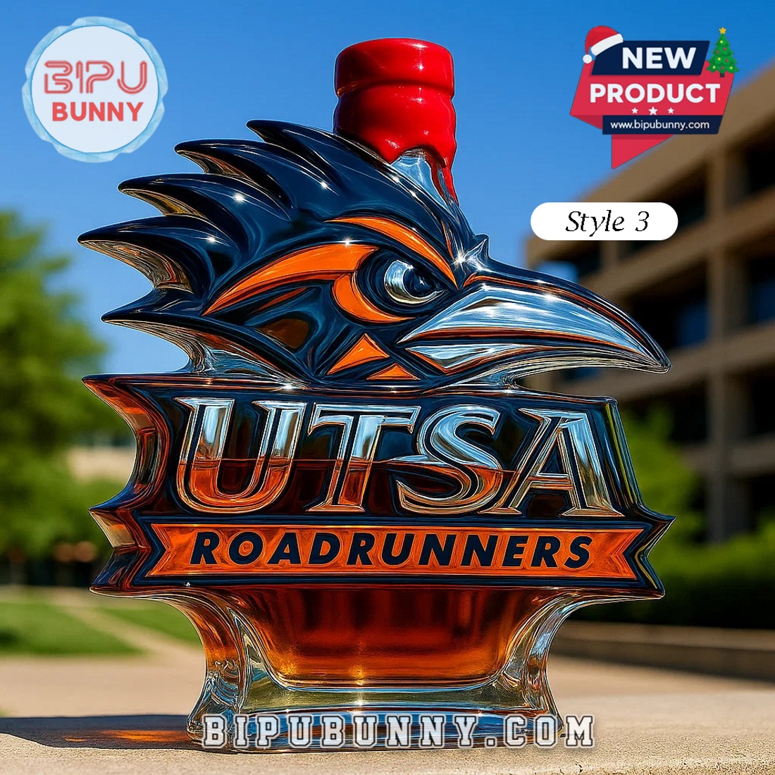 UTSA Roadrunners Whisky Bottle UTSA Roadrunners Whisky Bottle