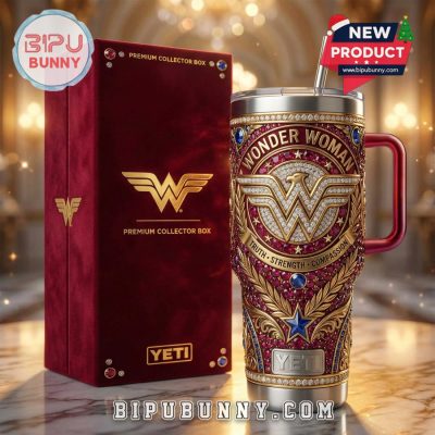 Wonder Woman 40oz Tumbler With Handle
