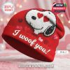 XOXO Snoopy Valentine's Day Beanie Hat - Adorable Snoopy Love Beanie