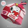 XOXO Snoopy Valentine's Day Beanie Hat - Adorable and cozy Valentine's gift featuring Snoopy!