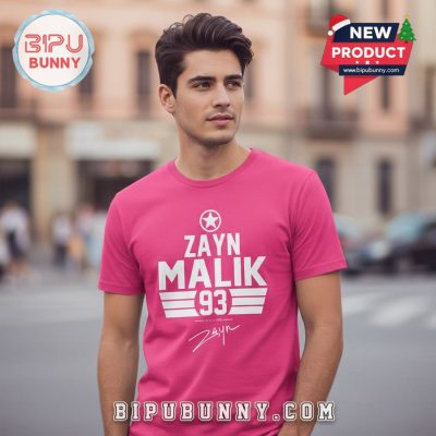 Zayn Malik Las Vegas Tour Signatures Pink 3D Shirt