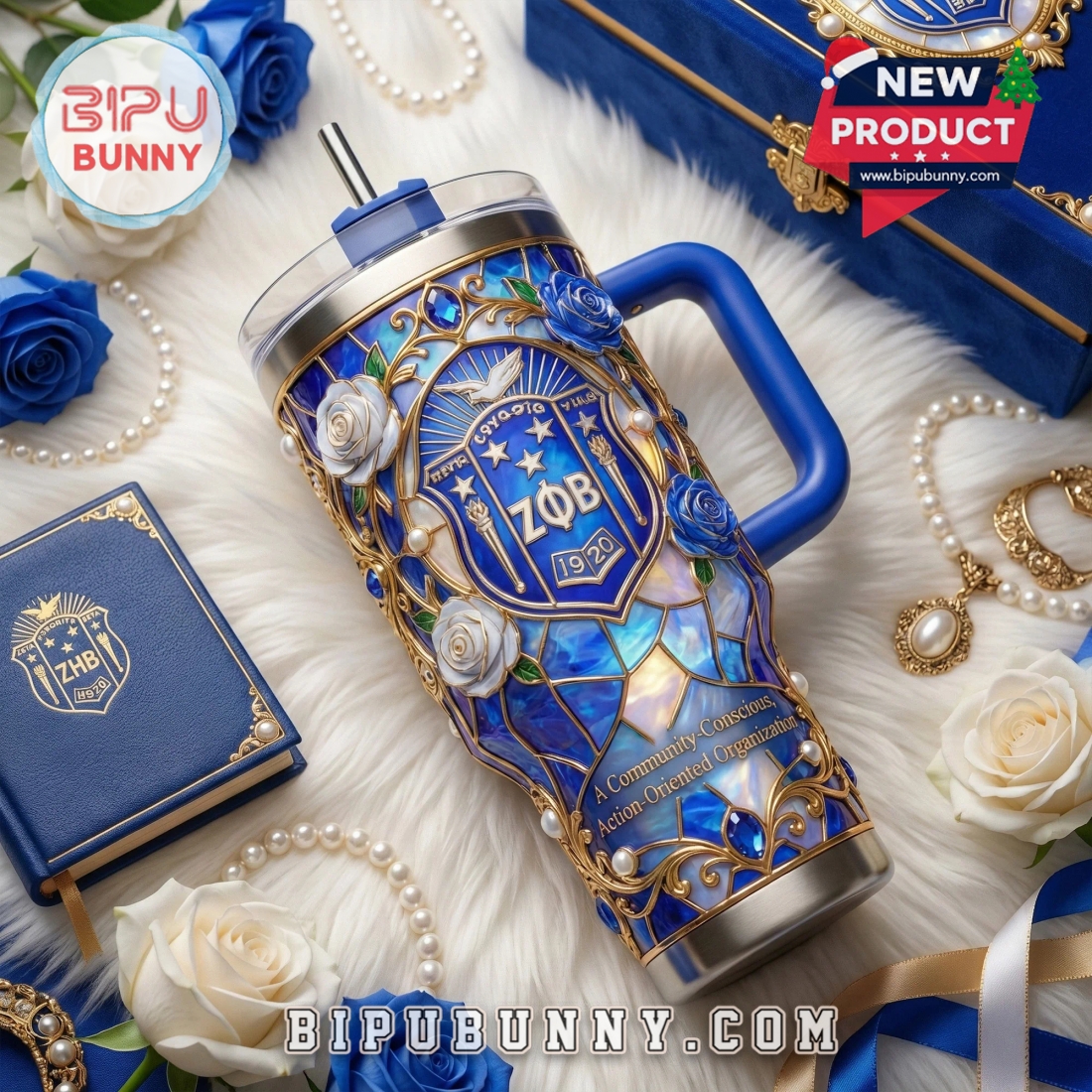 Zeta Phi Beta Sorority Premium 40oz Tumbler Zeta Phi Beta Sorority Premium 40oz Tumbler