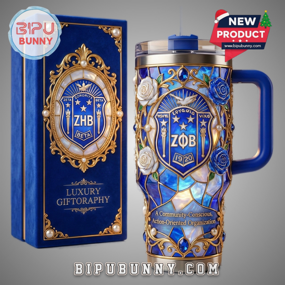 Zeta Phi Beta Sorority Premium 40oz Tumbler Zeta Phi Beta Sorority Premium 40oz Tumbler