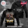 Black hoodie with a graphic tribute to Brad Arnold of 3 Doors Down, featuring his image, the band's logo, and memorial dates.!
