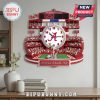 Alabama Crimson Tide stadium wall clock with elephant mascot on football field.!