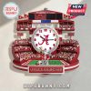 Alabama Crimson Tide stadium-themed wall clock featuring an elephant mascot holding a trophy!