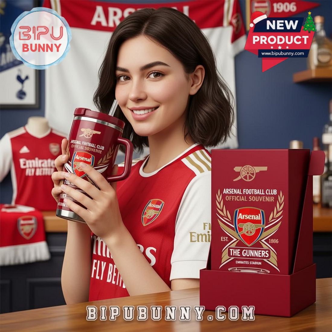 Arsenal Emirates Stadium Insulated Tumbler Arsenal Emirates Stadium Insulated Tumbler