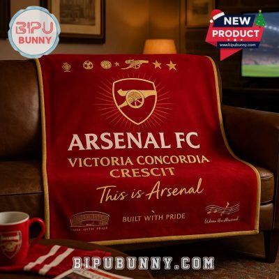 Arsenal FC Glory Match Day 3D Fleece Blanket