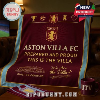 Aston Villa FC Glory Match Day 3D Fleece Blanket
