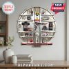 Atlanta Falcons fan clock featuring team memorabilia at each hour marker.!