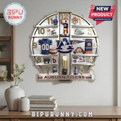 Auburn Tigers 3D Visual Effect Decorative Wall Clock Auburn Tigers 3D Visual Effect Decorative Wall Clock