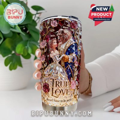 Beauty and the Beast Personalized Tumbler