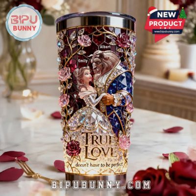 Beauty and the Beast Personalized Tumbler