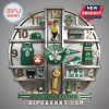 Boston Celtics themed wall clock featuring team memorabilia at each hour mark!