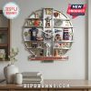 Chicago Bears decorative wall clock featuring team merchandise.!
