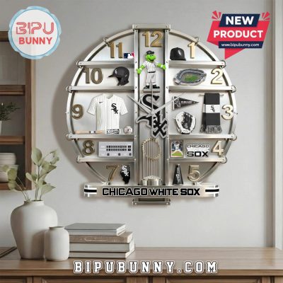 Chicago White Sox 3D Visual Effect Home Decor Wall Clock