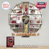 Cleveland Cavaliers themed clock with basketball memorabilia; team jersey, mascot, logos, and championship trophy!