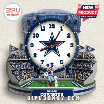 Dallas Cowboys 3D Effect Home Decor Wall Clock