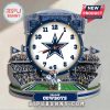 Dallas Cowboys stadium clock featuring the AT&T Stadium and team mascot.!