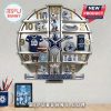 Dallas Cowboys themed clock featuring team memorabilia for each hour.!