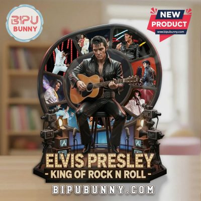 Elvis Presley King of Rock 3D Commemorative Acrylic Plaque