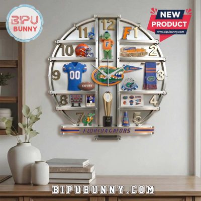Florida Gators 3D Effect Decorative Wall Clock