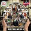 Harry Potter clock featuring Harry, Hermione, Ron, Voldemort, and Hogwarts-related objects.!