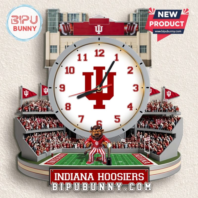 Indiana Hoosiers Stadium 3D Decorative Wall Clock
