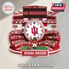 Indiana Hoosiers stadium wall clock with a central team logo clock face and fans in the stands!