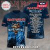 Iron Maiden Run for Your Lives World Tour 2026 All Over Print T-Shirt with the band logo and mascot Eddie.!