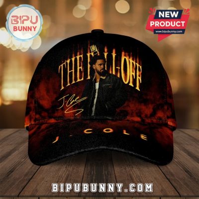J. Cole The Fall Off Album Art Novelty Baseball Cap